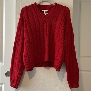 NWT All Row Cable Knit Sweater